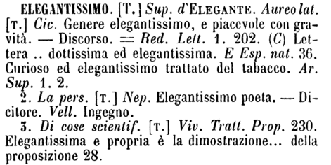 elegantissimo