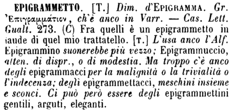 epigrammetto