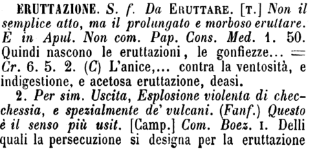 eruttazione