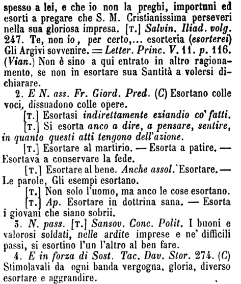 esortare