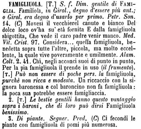 famigliuola