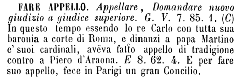 fare-appello