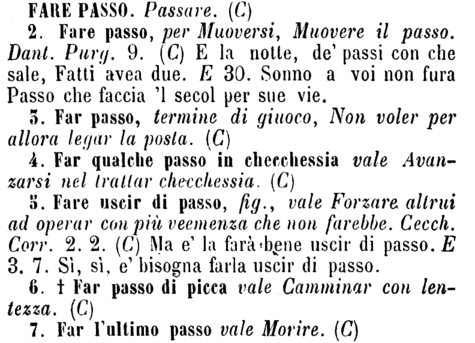 fare-passo