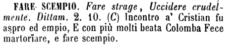 fare-scempio