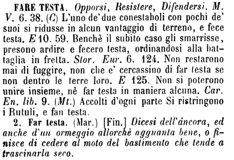 fare-testa