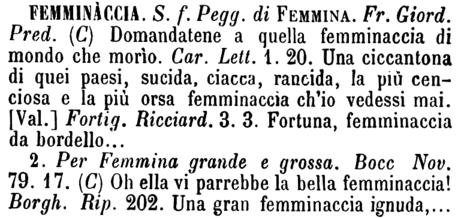 femminaccia