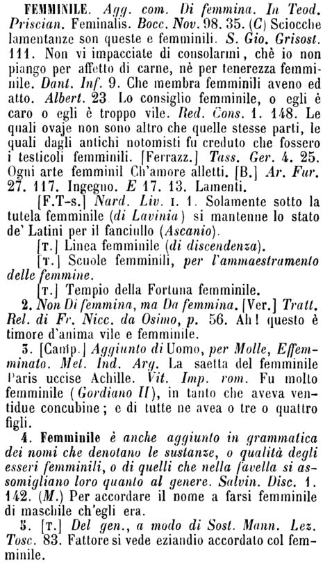 femminile