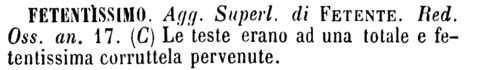 fetentissimo