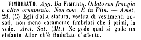 fimbriato