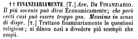 finanziariamente