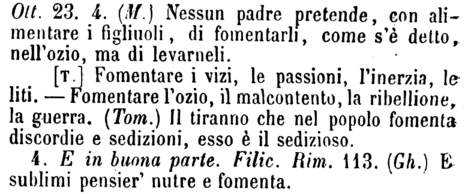 fomentare