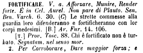 fortificare