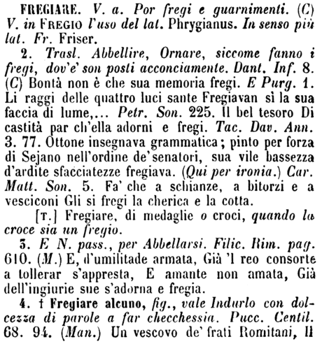fregiare