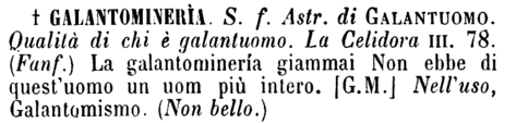 galantomineria
