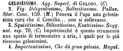 gelosissimo