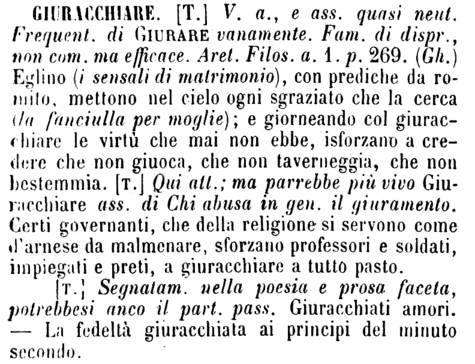 giuracchiare