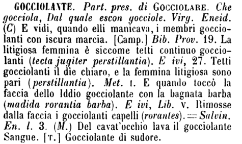 gocciolante