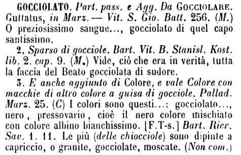 gocciolato