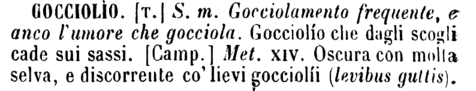 gocciolio