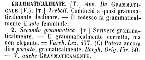 grammaticalmente