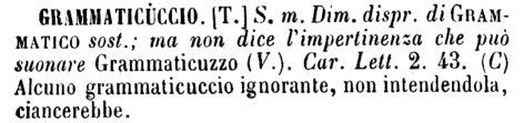 grammaticuccio