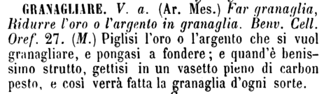 granagliare