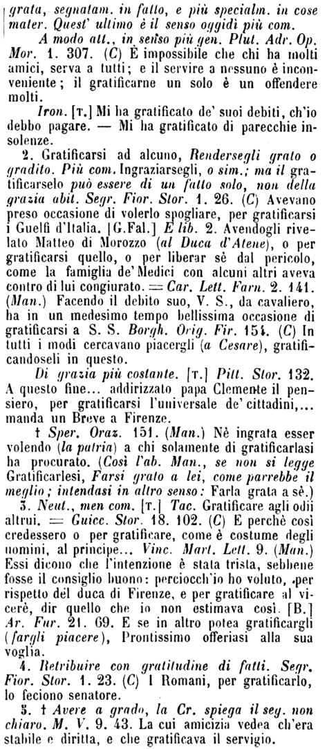 gratificare