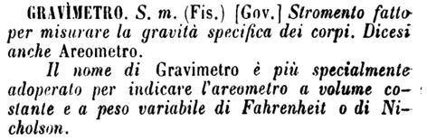 gravimetro