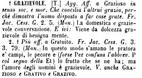 grazievole