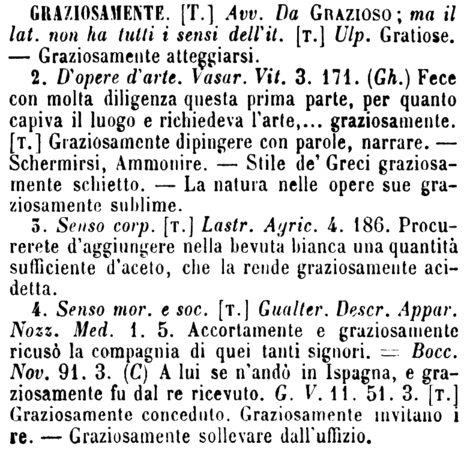 graziosamente