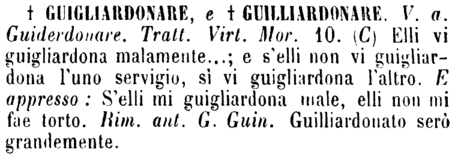 guigliardonare