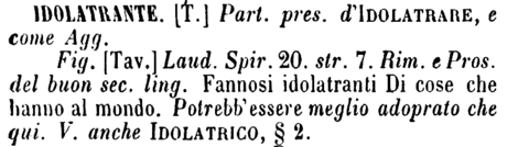 idolatrante