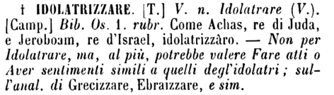 idolatrizzare