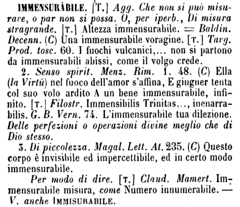 immensurabile