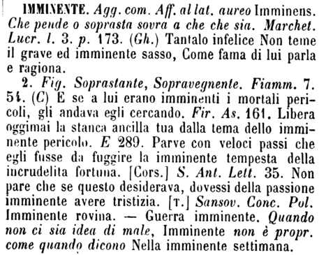 imminente