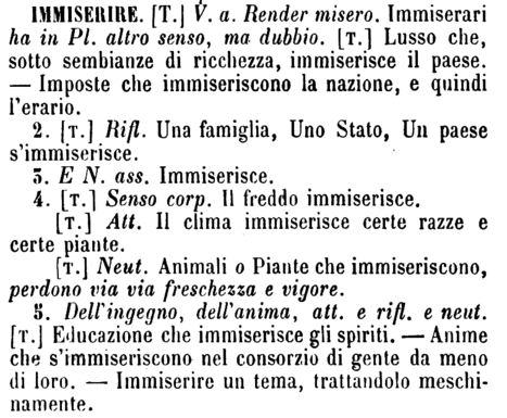 immiserire