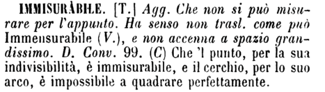 immisurabile