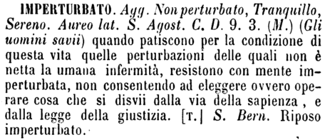 imperturbato