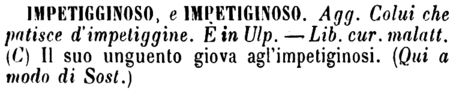 impetigginoso