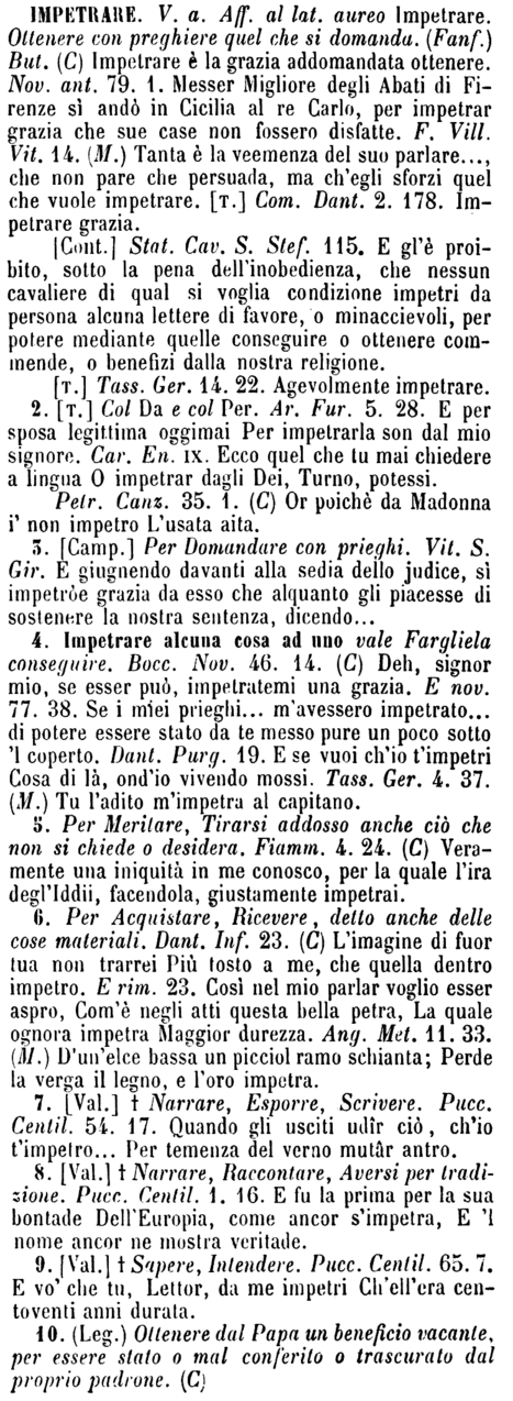 impetrare