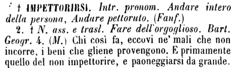 impettorirsi