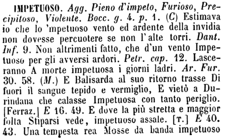 impetuoso