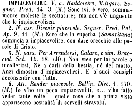 impiacevolire