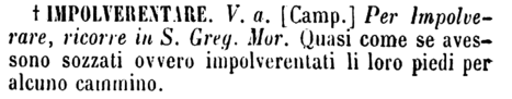 impolverentare