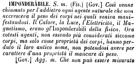 imponderabile