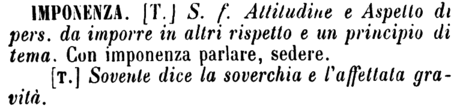 imponenza