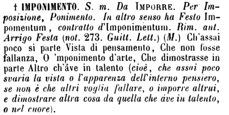 imponimento