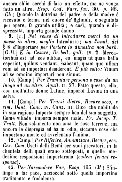 importare