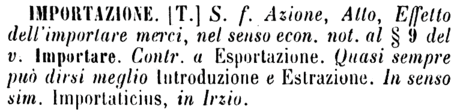 importazione