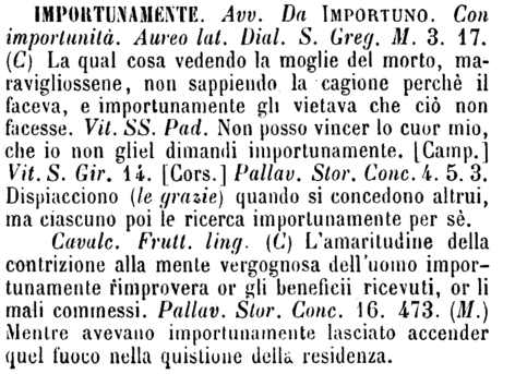 importunamente